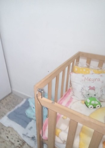 Bej Pastel Bebek Beşiği - Görsel 2