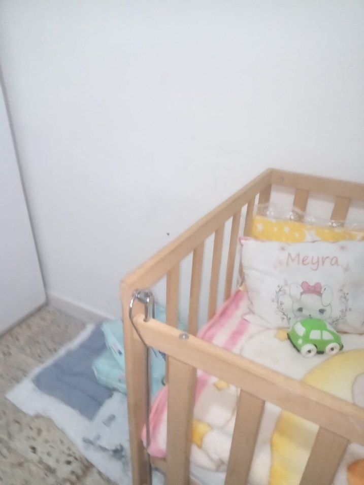 Bej Pastel Bebek Beşiği - Görsel 2