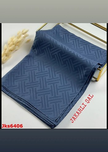 Kadın Lacivert İpek Dokulu Şal - Görsel 7