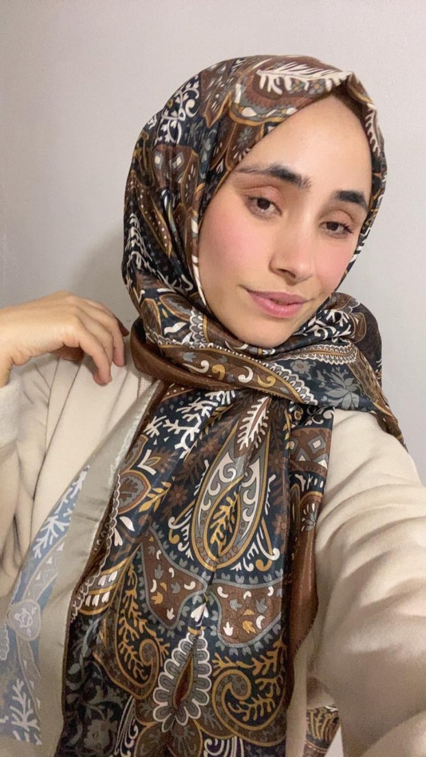 Kahverengi Bohem Tarzı Kadın Şal - Görsel 2