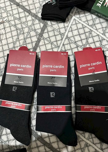 Emre Erkek Gri Mini Çorap - Görsel 2