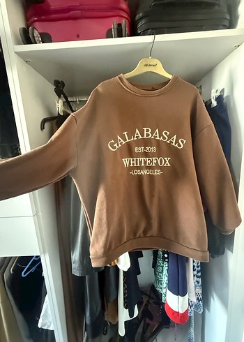Beyazfox Kahverengi Kadın Sweatshirt - Görsel 2