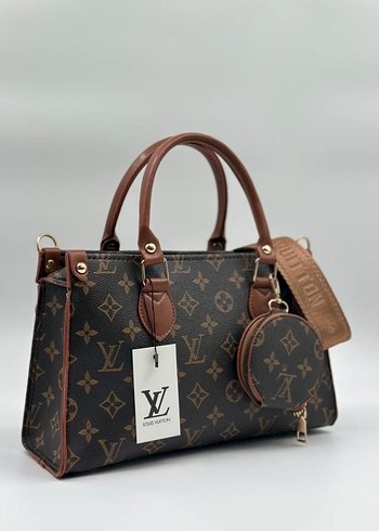 Kahverengi Deri Kadın Omuz Çantası - Görsel 8