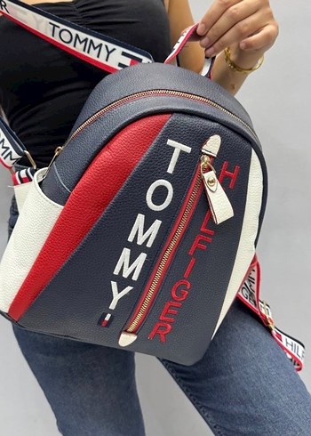 Tommy Hilfiger Baskılı Beyaz Sırt Çantası - Görsel 2