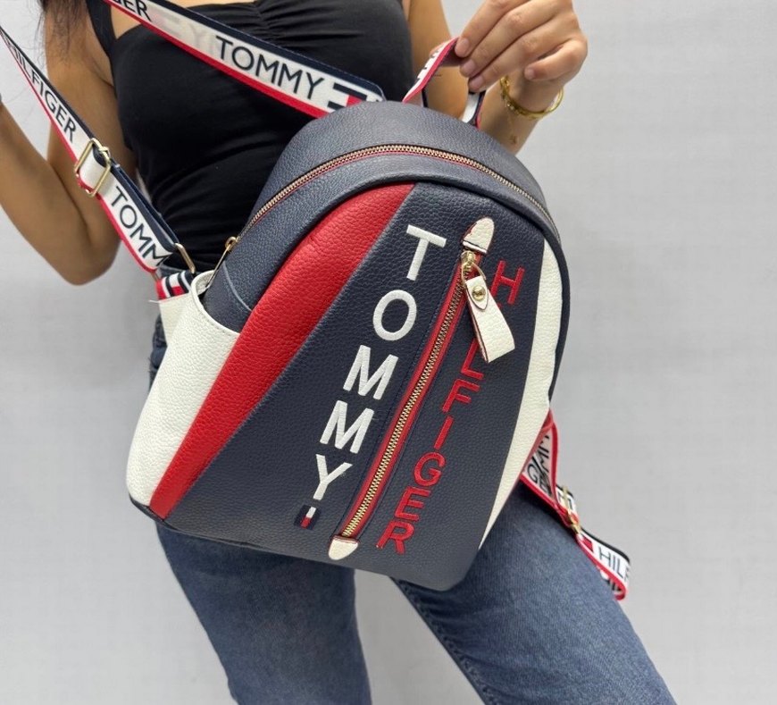 Tommy Hilfiger Baskılı Beyaz Sırt Çantası - Görsel 2