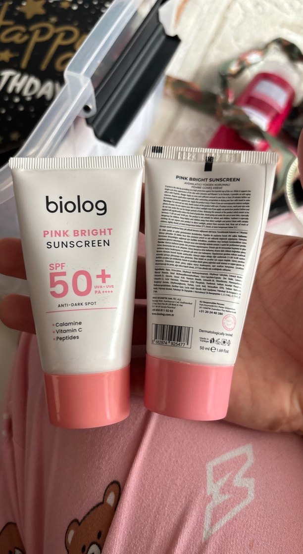 Biolog Pink Bright SPF 50+ Güneş Kremi - Görsel 3