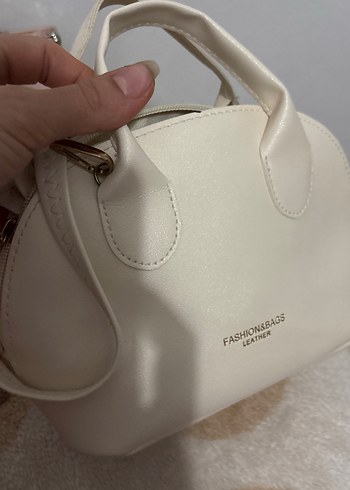 Beyaz Deri Parisian Kadın Çanta - Görsel 3