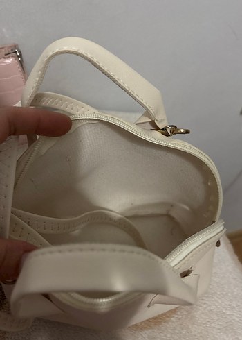Beyaz Deri Parisian Kadın Çanta - Görsel 2