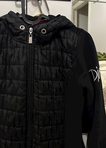 Siyah Fermuarlı Kadın Ceket bele tam oturan - Görsel 4