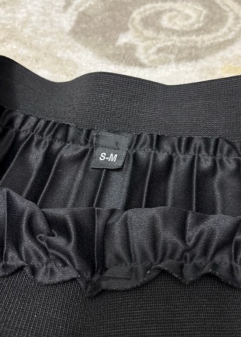 Siyah Pileli Uzun Etek - Görsel 6