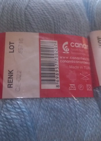 Canan Mavi El Örgü İpi 5 Top - Görsel 3