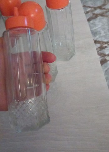 Turuncu Kapaklı cam sosluk - Görsel 2