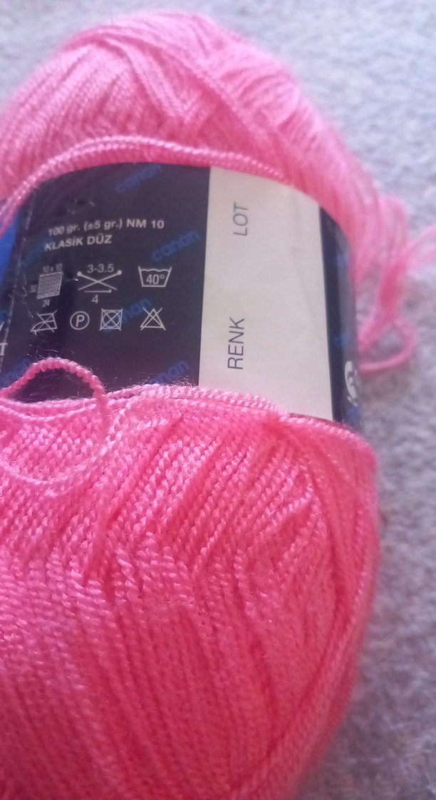 Canan Kristal Yumuşak İp - Pembe 6 adet bulunur - Görsel 2