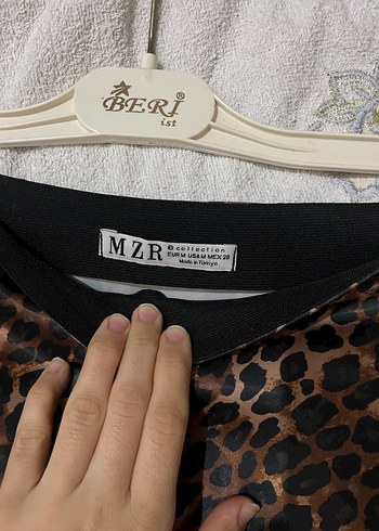 leopar Desenli Bohem Uzun Etek - Görsel 3