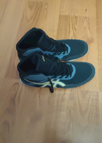 Asics Orijinal Siyah Güreş&Boks ayakkabıs - Görsel 3