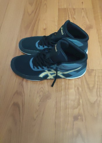 Asics Orijinal Siyah Güreş&Boks ayakkabıs - Görsel 4