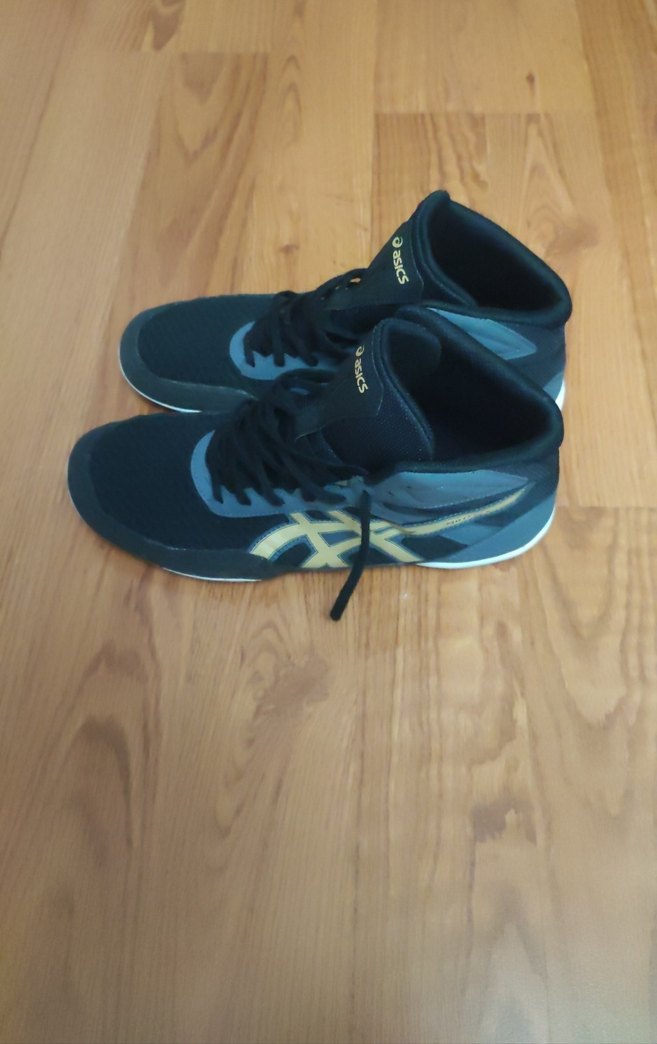 Asics Orijinal Siyah Güreş&Boks ayakkabıs - Görsel 4