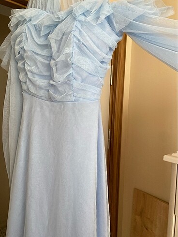bebe mavisi elbise - Görsel 4