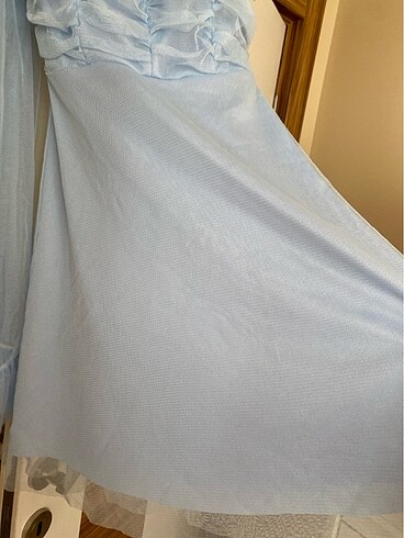 bebe mavisi elbise - Görsel 5