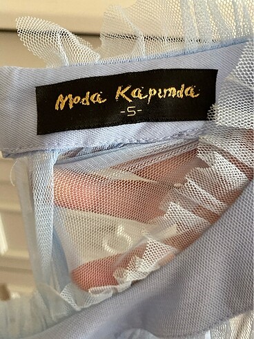 bebe mavisi elbise - Görsel 6