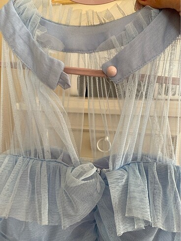 bebe mavisi elbise - Görsel 7