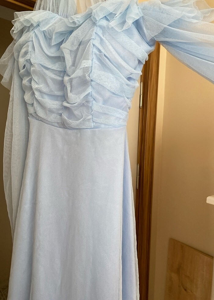 bebe mavisi elbise - Görsel 4