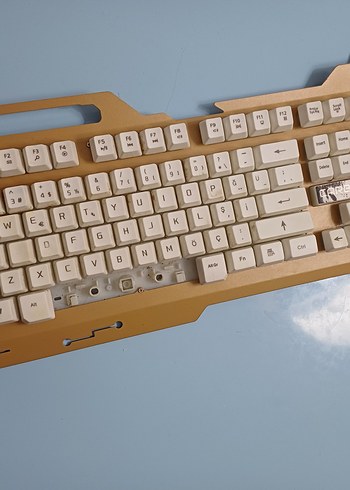 Carboon Marka Beyaz Tuşlu Kablolu Pc Klavye - Görsel 3