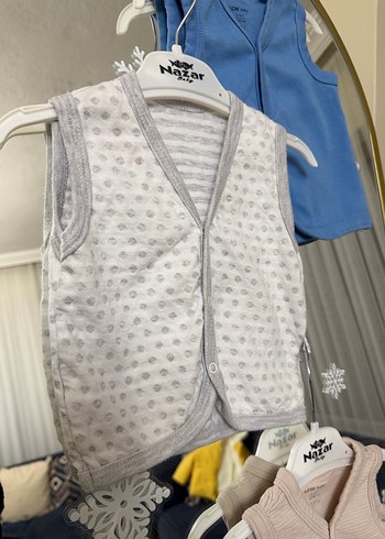 3-6 ay Erkek Çocuk Basic 3 lü yelek - Görsel 3