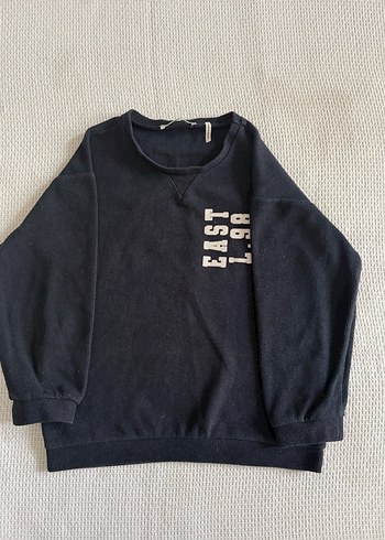 Erkek Siyah Baskılı Kazak - Görsel 3