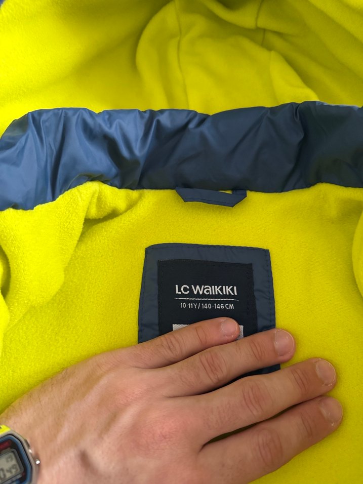 Erkek Çocuk Gri Fermuarlı Street Wear Mont - Görsel 2