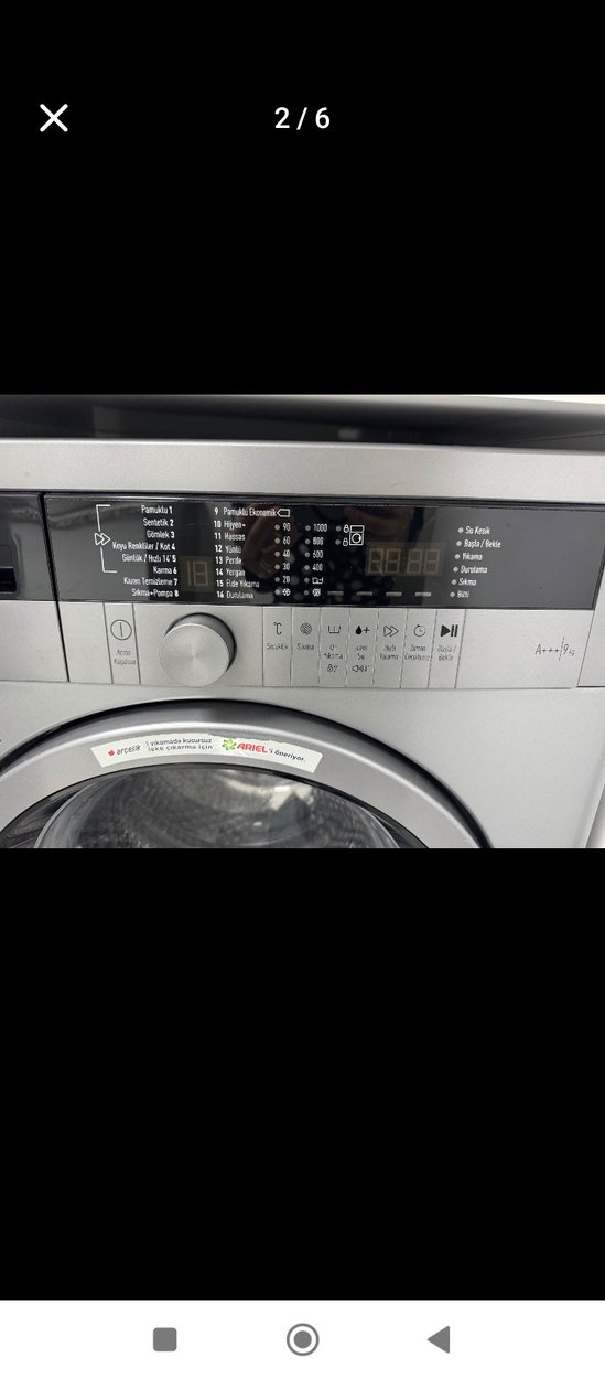 Gri Arçelik Çamaşır Makinesi - Görsel 2