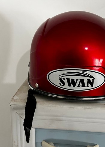 Parlak Kırmızı Biker Motosiklet Kaskı - Görsel 4