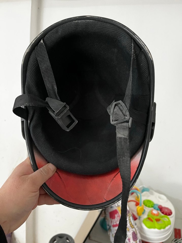 Parlak Kırmızı Biker Motosiklet Kaskı - Görsel 2