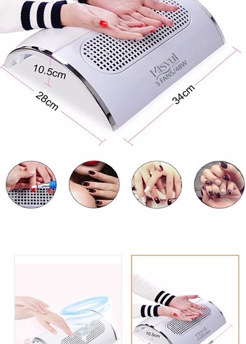 Misyul Beyaz Tırnak Toz Toplayıcı - Görsel 2