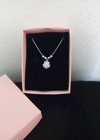 Deniz Kabuğu Kolye çelik - Görsel 2