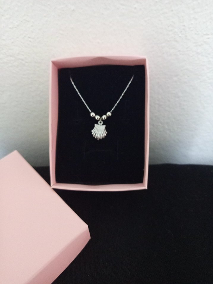 Deniz Kabuğu Kolye çelik - Görsel 2