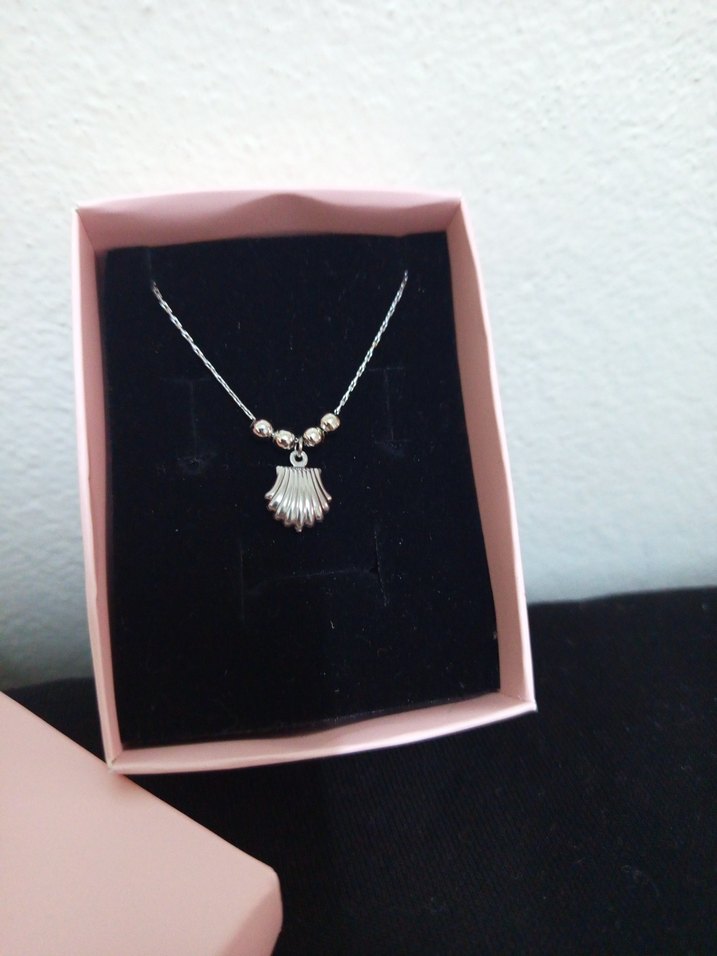 Deniz Kabuğu Kolye çelik - Görsel 3