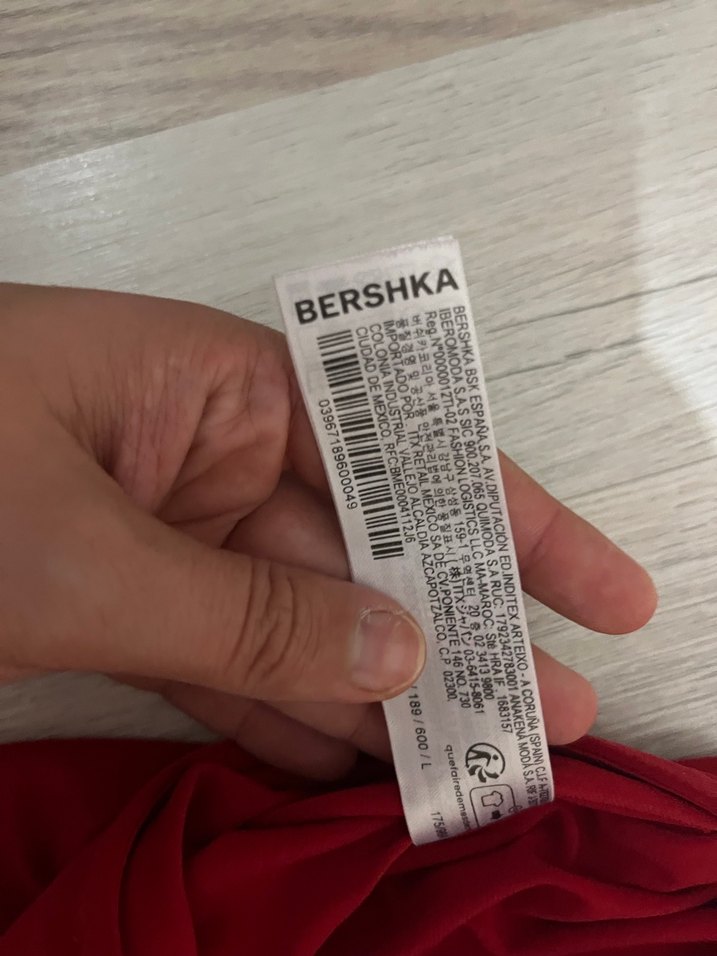 Parlak Kırmızı bershka bluz - Görsel 2
