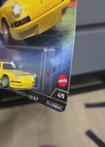 Sarı Hot Wheels Porsche 911 Oyuncak Araba - Görsel 2