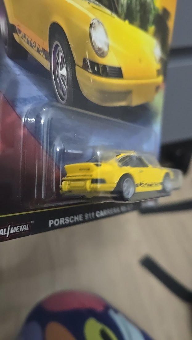 Sarı Hot Wheels Porsche 911 Oyuncak Araba - Görsel 3