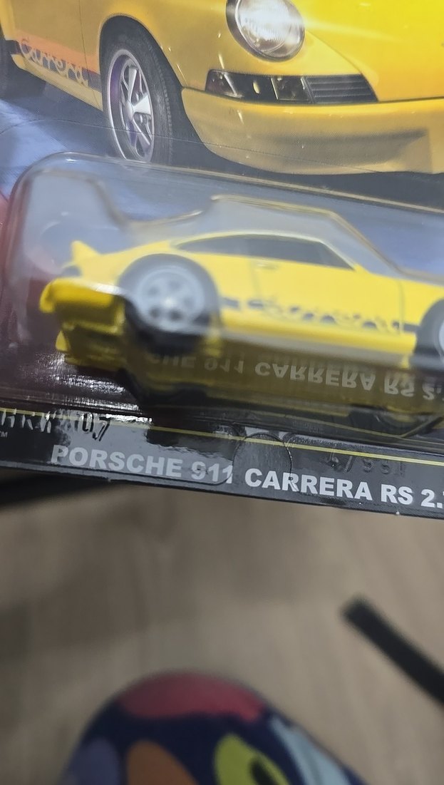 Sarı Hot Wheels Porsche 911 Oyuncak Araba - Görsel 4