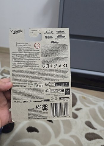 Beyaz Hot Wheels Oyuncak Araba - Görsel 7