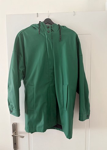 Mavi Marka Kadın Parlak Yeşil Midi Yağmurluk - Görsel 4