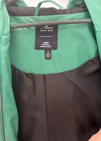 Mavi Marka Kadın Parlak Yeşil Midi Yağmurluk - Görsel 2