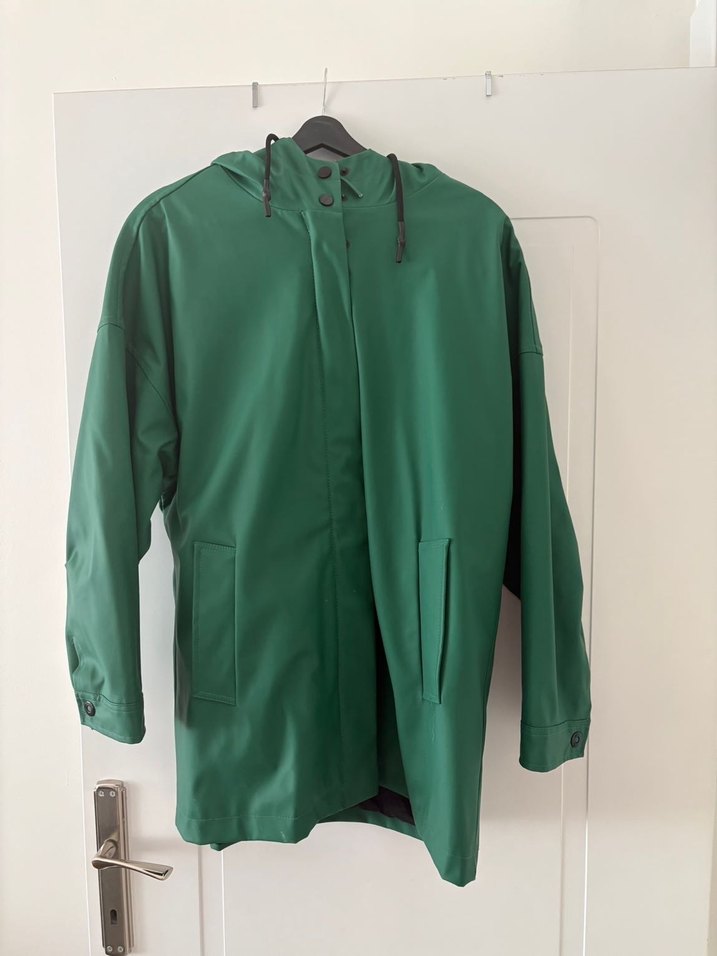 Mavi Marka Kadın Parlak Yeşil Midi Yağmurluk - Görsel 4