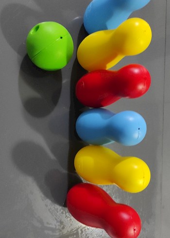 Renkli Plastik Bowling Seti - Görsel 2