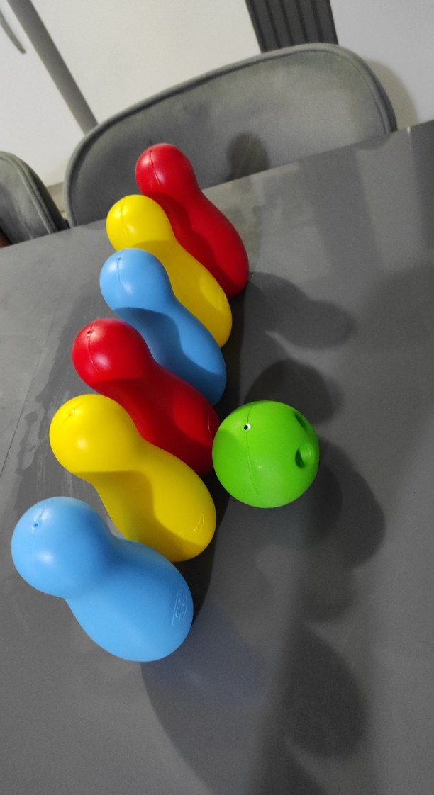 Renkli Plastik Bowling Seti - Görsel 3