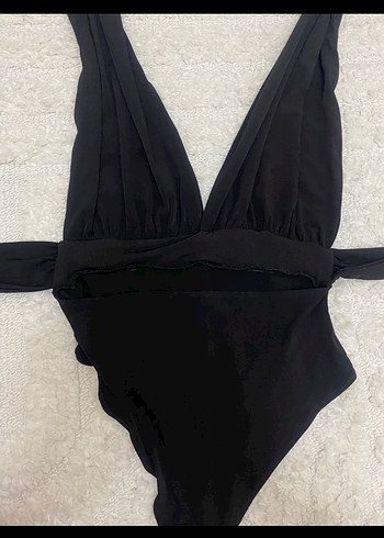 Siyah Drapeli Mini Strappy Mayo - Görsel 2