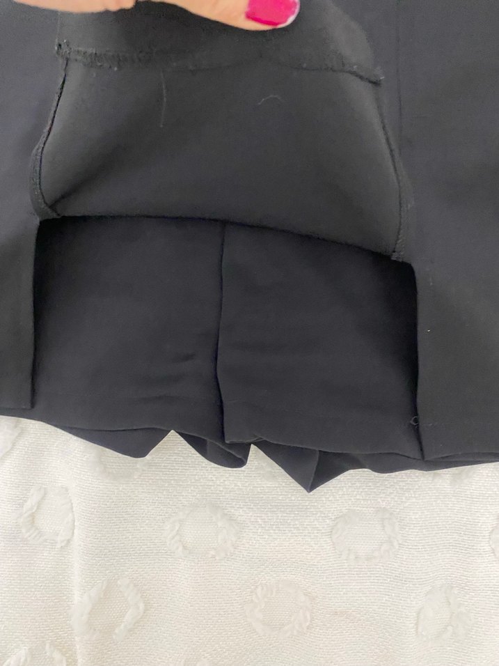 Siyah şort Mini Etek - Görsel 5