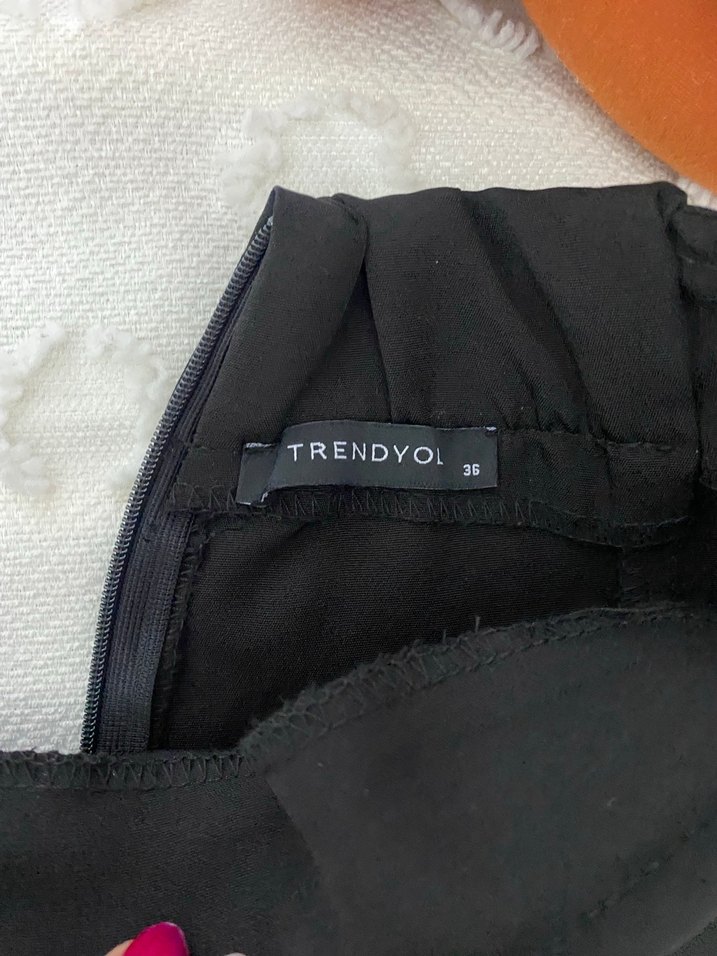 Siyah şort Mini Etek - Görsel 4